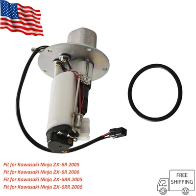 New For Kawasaki 2005-2006 Ninja ZX-6R 6RR Fuel Pump Assembly 49040-0814 Foto 1 de 4