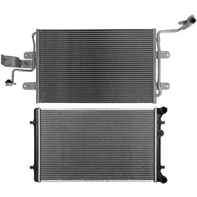 Aluminum Radiator & Condenser Cooling Kit For 2000-2006 Audi TT Audi TT Quattro Foto 1 de 4