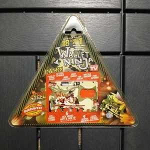 Wallet NinJa Camo 18 in 1 Multi-tool Card Sized Survival Tool (MSRP $40) ZB - Picture 1 of 2