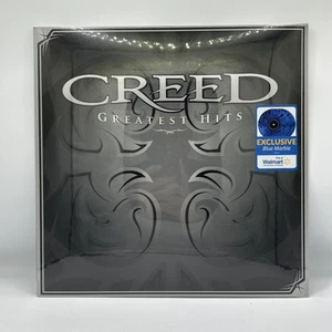 Creed Greatest Hits 2 LP Blue Marble Vinyl Walmart Limited Edition - Picture 1 of 2