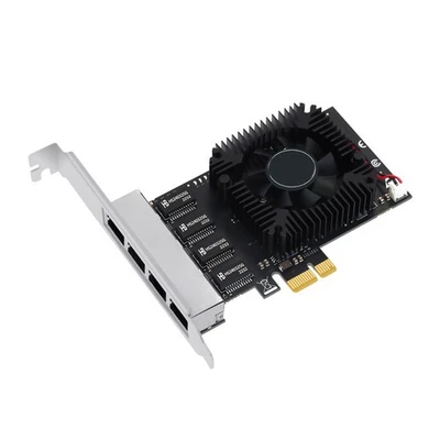 4 Port PCIE POE Netzwerkkarte 10/100/1000/2500 Mbit/S Gigabit Industrial Et9498 - Bild 1 von 4