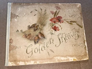 Golden Sheaves  Frances Ridley Havergal Hard Cover Antique 1890’s  Ernest Nister - Bild 1 von 22