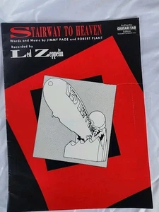 Led Zeppelin- Stairway To Heaven Authentic Guitar Tab Book - Picture 1 of 3