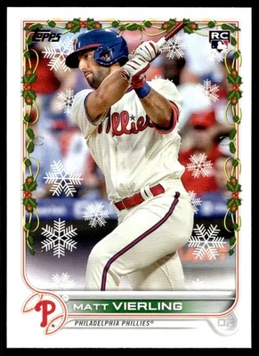 2022 Topps 1st Edition Matt Vierling RC Philadelphia Phillies #316 - Image 1 of 2