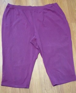 Pantalones Catherines Talla 3X (26/28W) Rosa Oscuro Capri Colección Suprema - Imagen 1 de 2