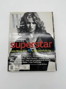 VINTAGE 2003 W MAGAZINE SUPERSTAR KATE MOSS SPECIAL EDITION SEPTEMBER - Picture 1 of 8