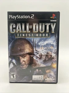 Call of Duty: Finest Hour (Sony PlayStation 2, 2004) CIB Black Label - Bild 1 von 4
