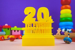 20th Television Animation 3D Printed Logo Kids Toy Pretend Play Pixar Animation - Picture 1 of 7