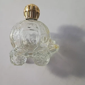 Avon Cologne Cinderella Carriage Coach Princess Glasflasche USA leer  - Bild 1 von 5