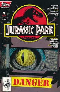 Jurassic Park #1 Topps Comics 1993 Adapted by Simonson Kane Perez - Picture 1 of 2