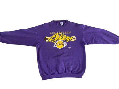 Logo 7 Vintage 90s Los Angeles Lakers Crewneck Sweatshirt Mens Large - Image 1 of 4