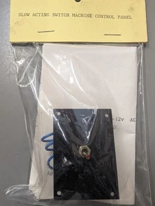 Right O' Way 1987 Slow Acting Switch Machine Control Panel w/o Lights - Picture 1 of 1