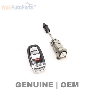 2012-2014 2016-2018 AUDI A7 QUATTRO - LOCK Switch / Cylinder W/ KEY 4G8898374S - Image 1 of 4