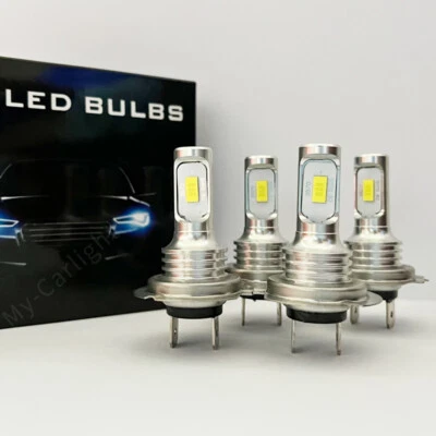 4x H7 LED Headlight Bulbs Conversion Kit Hi/Lo Beam for Porsche 911 1990-2009 - Image 1 of 4