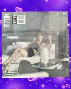 JIHYO TWICE Zone DEEP SEA Blue Vinyl LP w Poster & Slipmat π - Picture 1 of 2