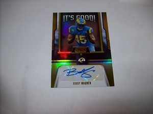 2023 Score Bobby Wagner It's Good Autograph #IG-BW Insert LP Rams Free Shipping