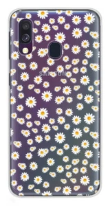 Coque en silicone imprimée compatible Samsung Galaxy A40 Daisy - Photo 1 sur 3