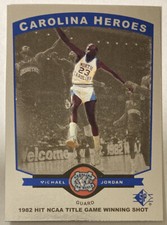 Michael Jordan 1998 1998-1999 UD SP Top Prospects Carolina Heroes Card #H1 (381)