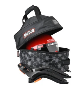 Simpson Plüsch Helm Und Fhr Kombo Tasche Ideal für Alle Racing Schwarz - Bild 1 von 1