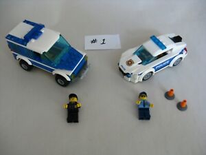 Lego CITY 60239: POLICE PATROL CAR w/ MINIFIG & BONUS 4 x 4 POLICE TRK (4440)