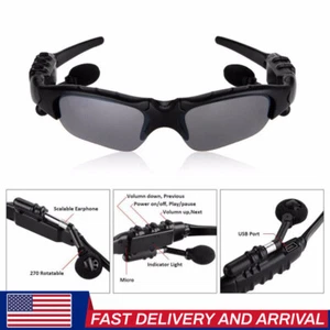 Lunettes de soleil Bluetooth 5.0 lunettes sans fil casque stéréo écouteur micro√ - Photo 1 sur 28