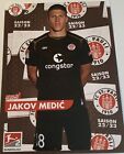 FC St. Pauli FCSP Autogrammkarte Jakov Medic Unsigniert