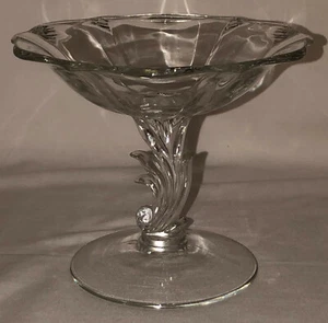 Fostoria BAROQUE CRYSTAL 4 3/4" COMPORT COMPOTE - Picture 1 of 2