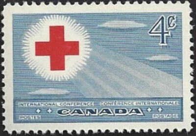 🍁Canada  #317     "Red Cross Conference"     Brand New 1952 Pristine Issue - Image 1 of 2