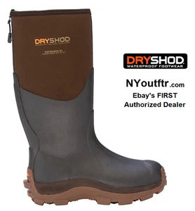 Dryshod Size 8 Haymaker Men's Hi Brown Hard-Working Farm Boot HAY-MH-BR - Picture 1 of 11