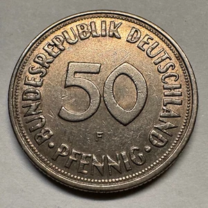 1968 Germany 50 Pfennig - F - Beautiful Coin - #A-041 - Picture 1 of 2