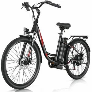 500W Electric Bike for Adults 26'' Mountain Bicycle Men/Women Commuting Ebike US - Picture 1 of 13