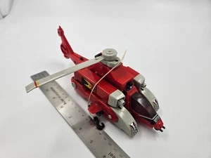 Vintage 1985 Mattel Powerbots Flybot Transforming Helicopter Robot Toy Figure - Picture 1 of 4