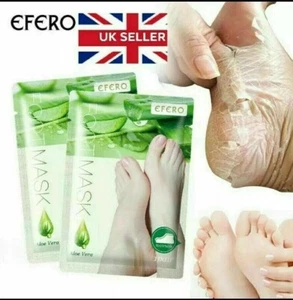 Footmask Foot Mask Pedicure Exfoliating Peeling Peel Skin Remover Efero