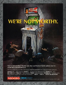 Anuncio impreso neogeo Samurai Showdown II vintage arte C 1994 - Imagen 1 de 1