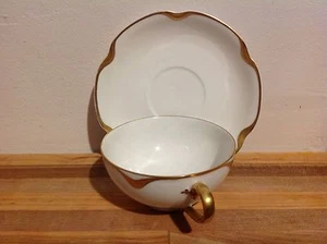 Haviland France Limoges Silber Jubiläum Tasse & Untertasse 1a - Bild 1 von 3