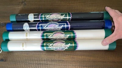 4 Tubes Charles Craft Cross Stitch Fabric 15x18 Aida Cloth 14&18ct Ivory Black - Image 1 of 4