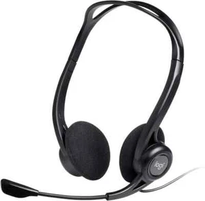 Logitech 960 USB Kopfhörer Stereo-Headset Verstellbares Mikrofon Kabelgebunden - Afbeelding 1 van 13