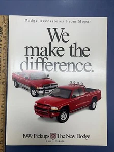 Accesorios para camioneta Dodge 1999 vintage nuevo en stock folleto de concesionario de 12 páginas Ram Dakota - Imagen 1 de 5