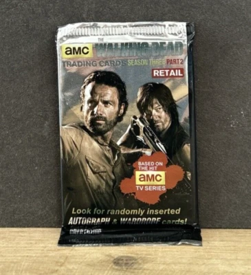 Paquete blister de tarjetas coleccionables AMC Cryptozoic Walking Dead 2014 temporada 3 parte 2 Foto 1 de 2