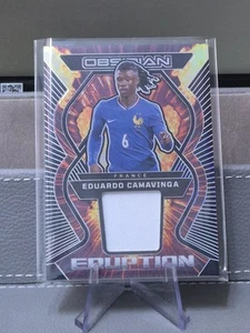 2023-24 Panini Obsidian Eduardo Camavinga France Eruption Patch #/199 - Picture 1 of 2