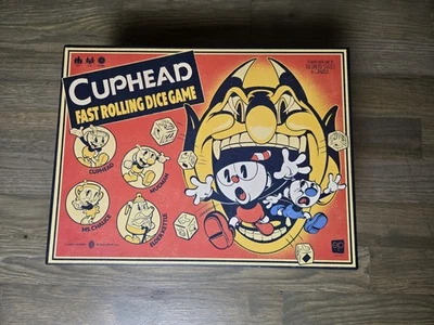 Cuphead Fast Rolling Dice Game Out Of Print 100% COMPLETE New Opened Board Op - Image 1 of 4