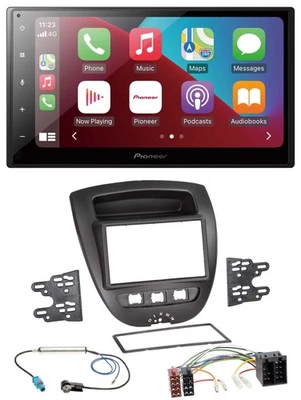 Pioneer USB MP3 DAB 2DIN Bluetooth Autoradio für Toyota Aygo Peugeot 107 Citroen - Bild 1 von 4