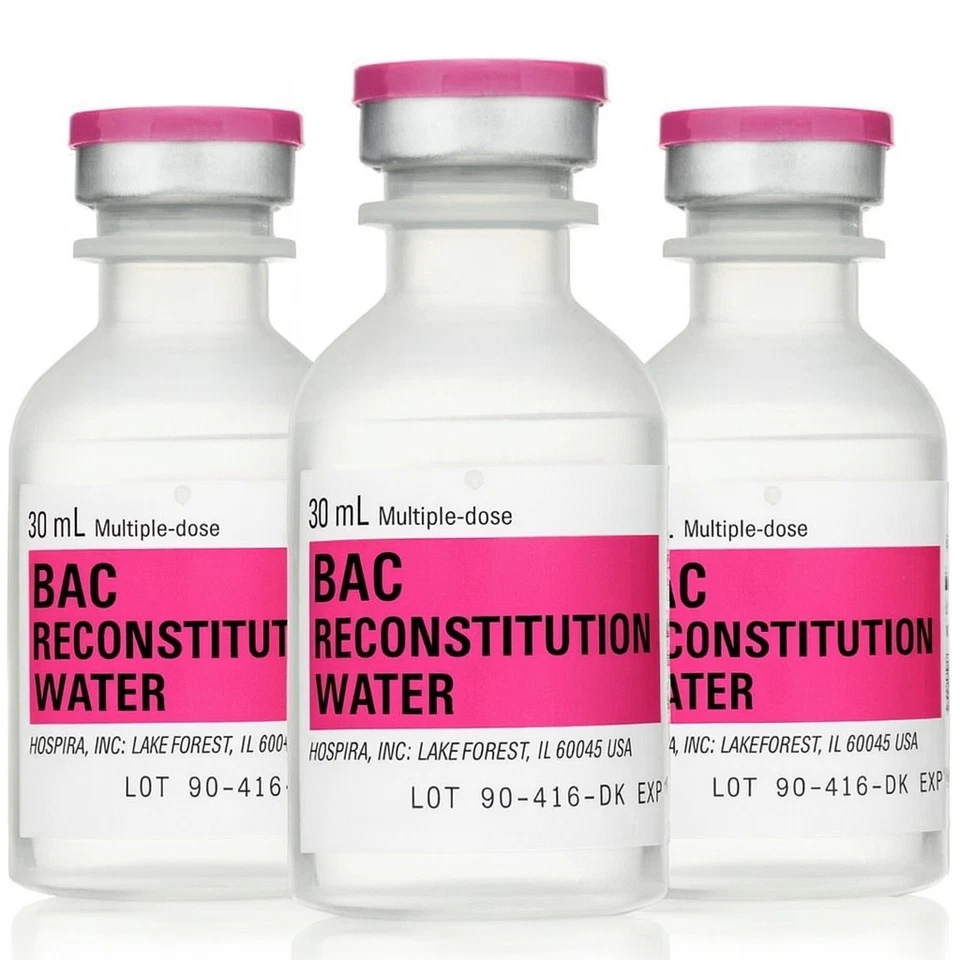 Hospira BAC solução de reconstituição de água 30ml validade 2027 - Selecione a quantidade - Imagem 1 de 1