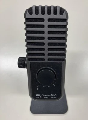 IK Multimedia iRig Stream Mic Pro Professional Streaming Mic/Interface Working - Image 1 of 4