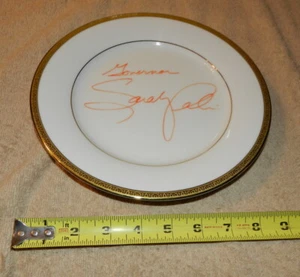 EX Alaska Governor SARAH PALIN Autograph Signed Plate - Picture 1 of 5