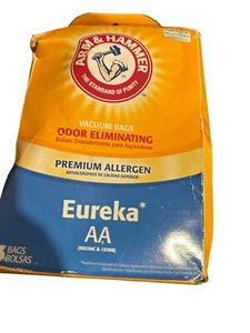 Arm & Hammer Eureka Style AA Anti Allergen Vacuum Replacement Bags 3 Pack NEW - Picture 1 of 5
