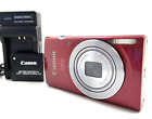 [excellent] Canon Ixy 120 Powershot Elph 135 16.0mp Digital Camera Red 8x Zoom