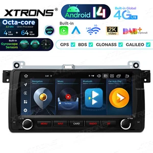 8.8" Android14 Car Stereo Radio GPS Nav 8Core 4+64GB For BMW 3er E46 Head Unit - Picture 1 of 15