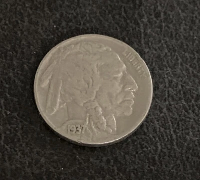 1937 Nickel -Error Filled Dye - Image 1 of 2