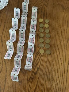 Chuck E Cheese Pizza Arcade 1998-2014 Tokens & Ticket Lot 14 Tokens 35 Tickets - Bild 1 von 5